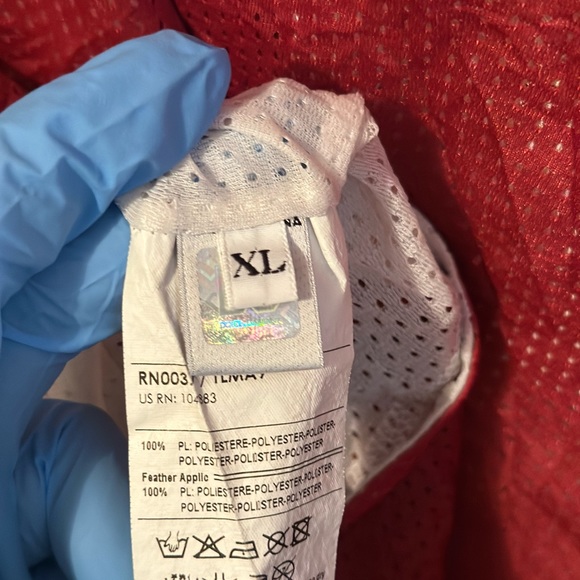 D&G Dolce & Gabbana Rugby Union Graphic Jersey Men’s XL Red X-Large - Picture 4 of 7